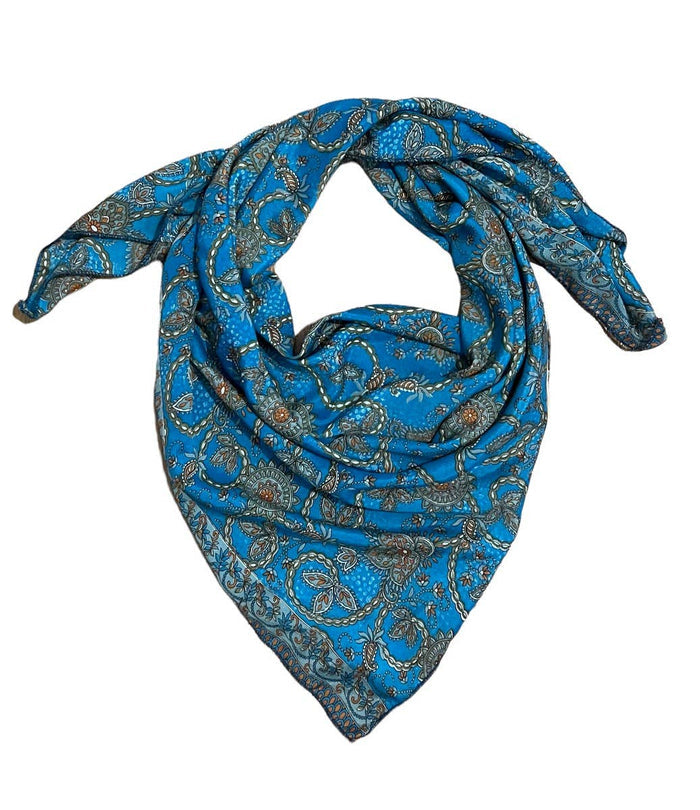 100% Silk Sari Bandana