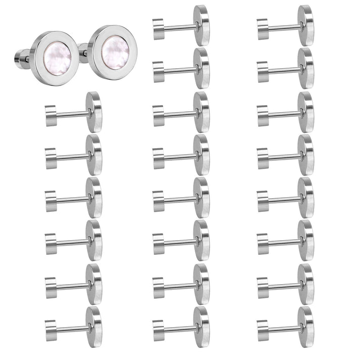 White / Steel / 6mm