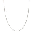 14K White Gold Cable Chain Necklace
