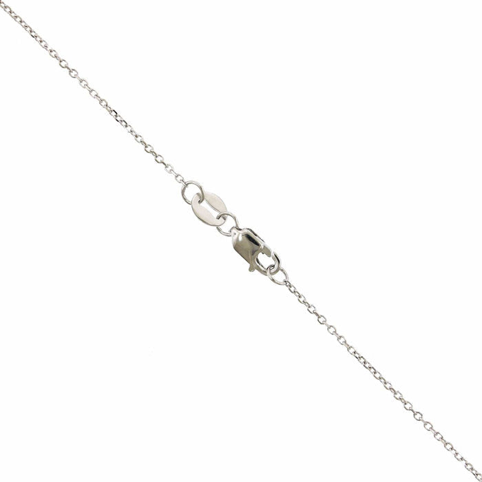14K White Gold Cable Chain Necklace