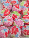 15mm Silicon beads gumamela flowers