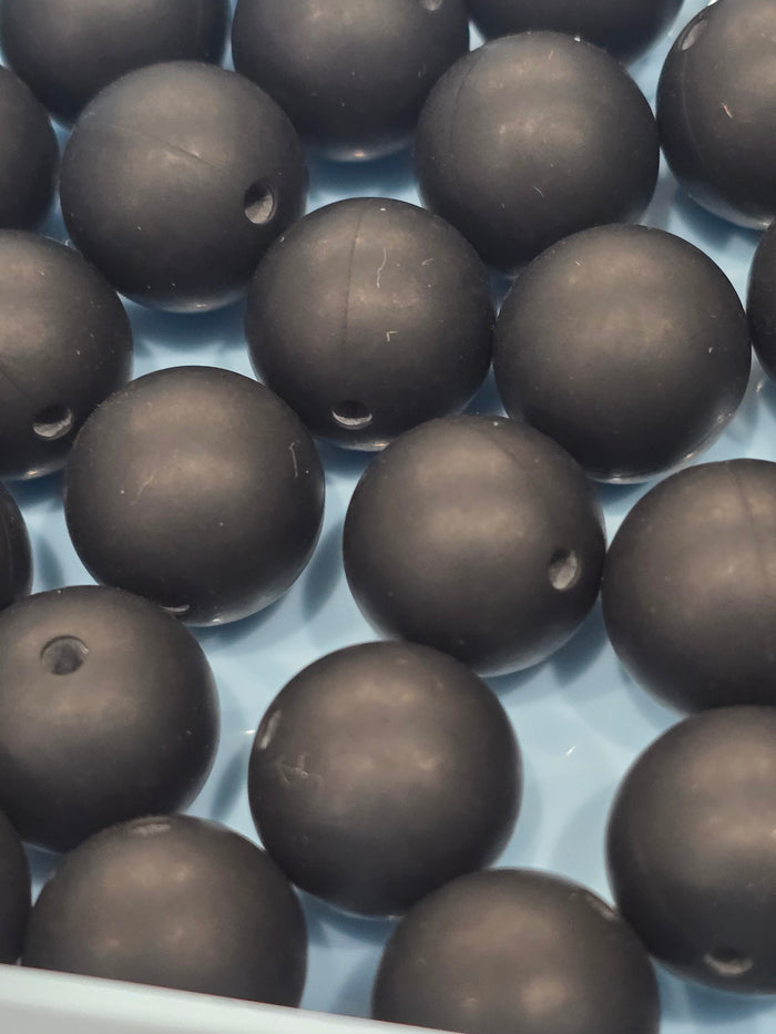 15mm Silicon solid black