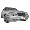 1994-2000 Mercedes C Class W202 4 doors EURO TECH Style FRP Primer Accessories-1