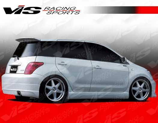 2004-2006 Scion XA 4 doors K-SPEED Style FRP Primer Rear Lip-2