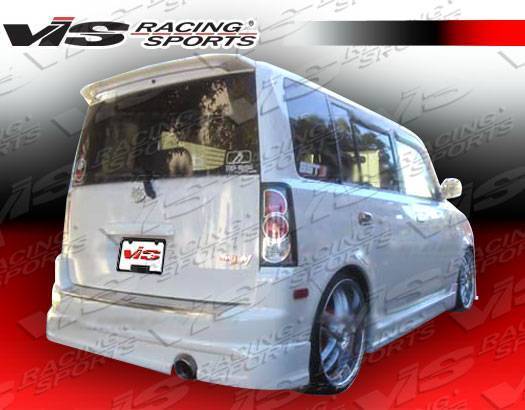 2004-2007 Scion XB 4 doors F1 Style FRP Primer Rear Lip-2