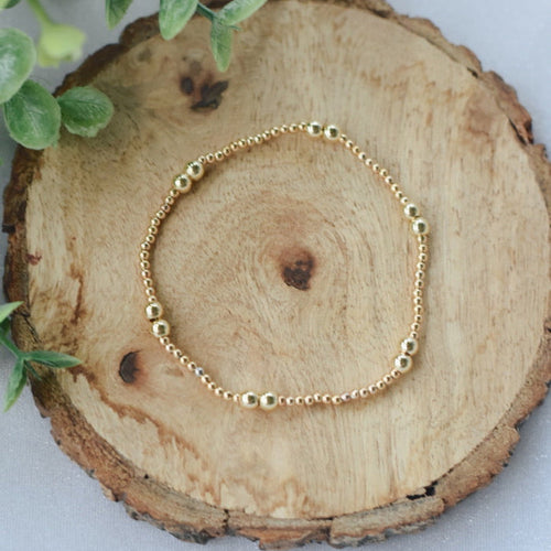 2mm Stackable Gold Bracelet