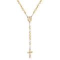 3-Golden Jesus Chain-6MM asonjewelry