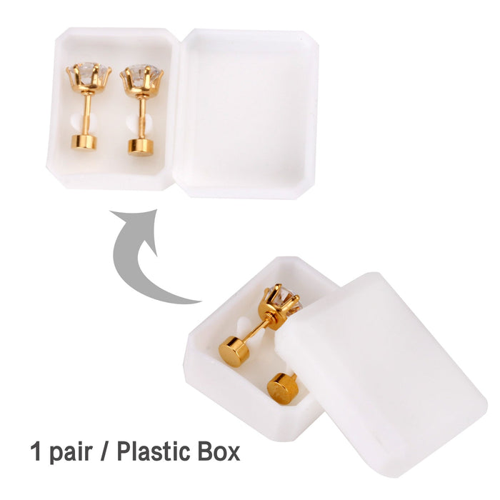 3mm/6mm Steel/Gold Round Mixed Drill Plugs asonjewelry