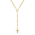 5-Golden Jesus Chain-6MM asonjewelry