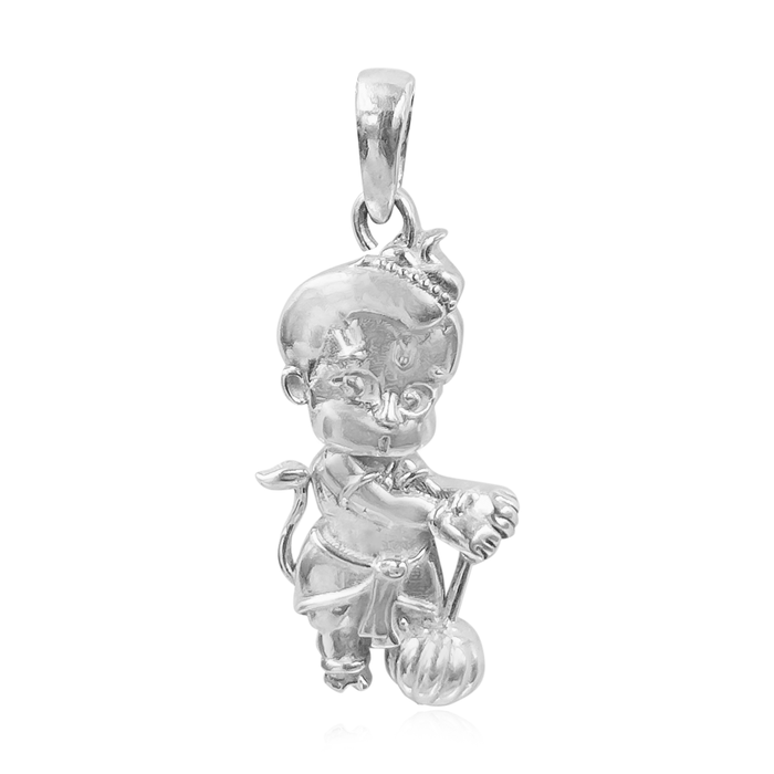 92.5 silver bal hanuman pendant