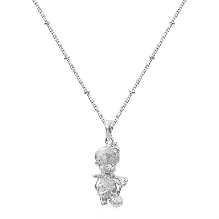 92.5 silver bal hanuman pendant