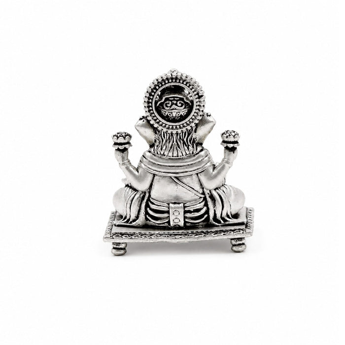 925 Silver Divine Ganesha Idol