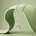 92.5 Silver Durga Maa Lotus Pendant