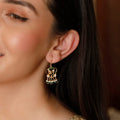 925 Silver Elephant Hook Earrings (Gold Plating)