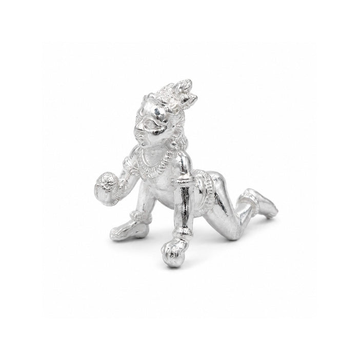 925 Sterling Silver Bal Krishna Idol
