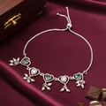 92.5 Sterling Silver everyday heart bracelet