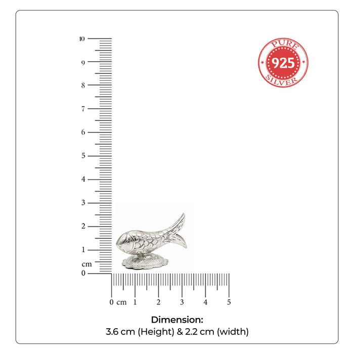 925 Sterling Silver Fish Idol