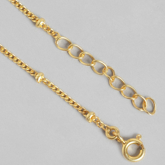 92.5 Sterling Silver Gold plated Anklet
