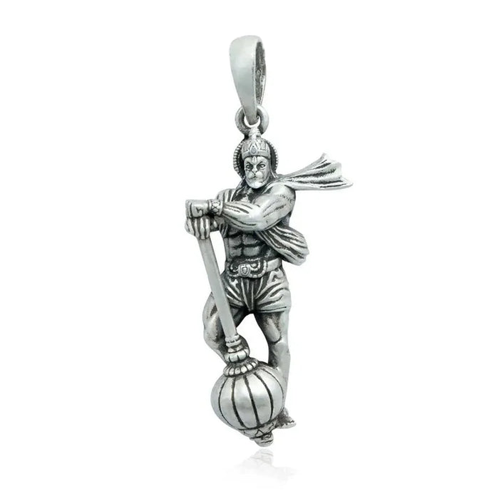 925 Sterling Silver Hanuman Ji Pendant