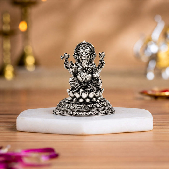 925 Sterling Silver Lord Ganesha Idol