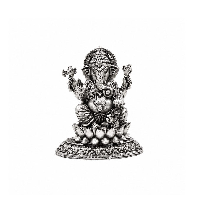 925 Sterling Silver Lord Ganesha Idol