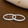 925 Sterling Silver Minimal Toe Ring (Pair)