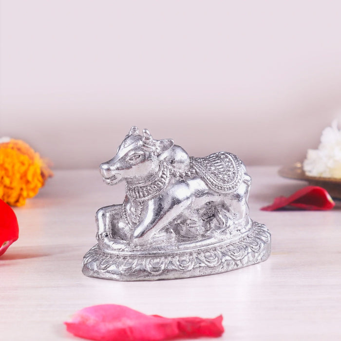 925 Sterling Silver Nandi Idol