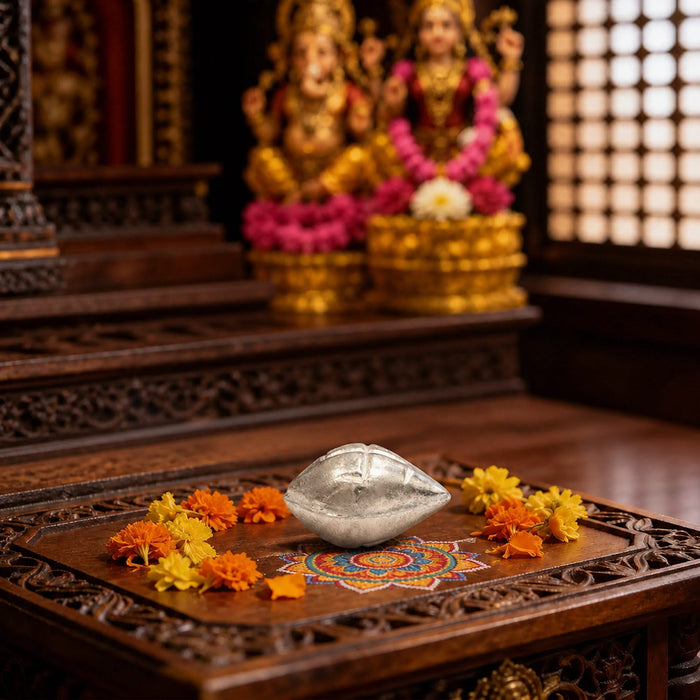 925 Sterling Silver Sacred Coconut (Nariyal)