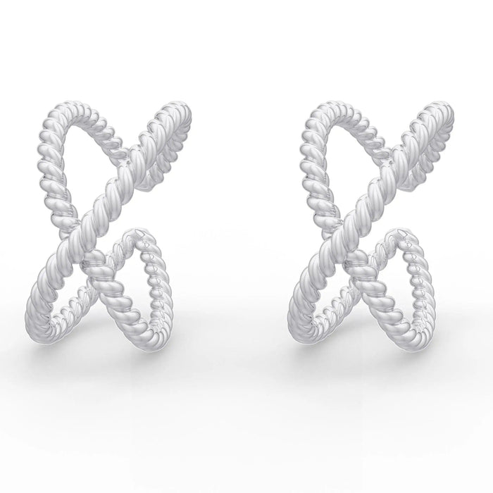 925 Sterling Silver Twisted Wire Toe Ring (Pair)
