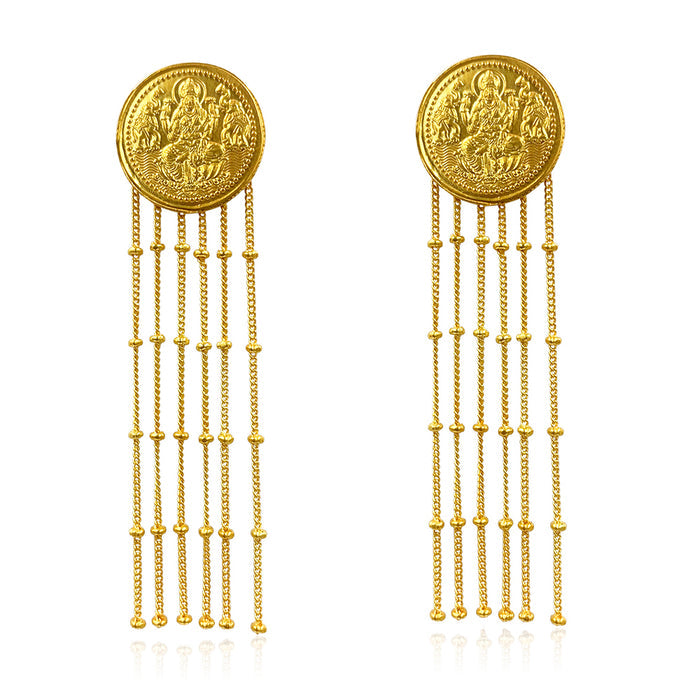 999 Silver Aura Lakshmi Earring