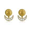 Silver Kuber Polki Earring