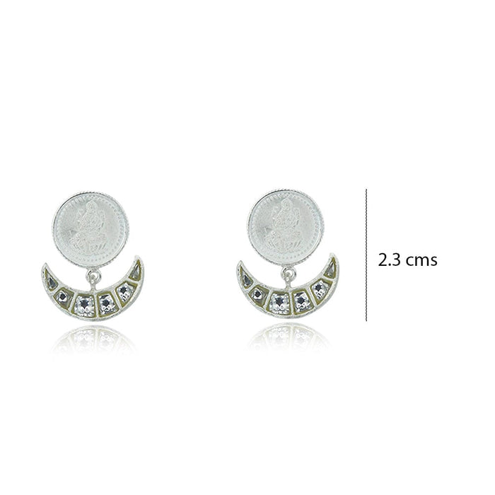 Silver Kuber Polki Earring
