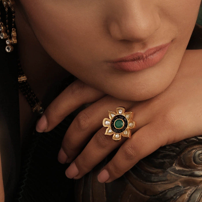 Aesthetic Silver Mangalsutra Ring Rings - By Unniyarcha - Original Manufacturers of Silver Jewelry, Gold Plated Jewellery, Fashion Jewellery and Personalized Soul Bands and Personalized Jewelry