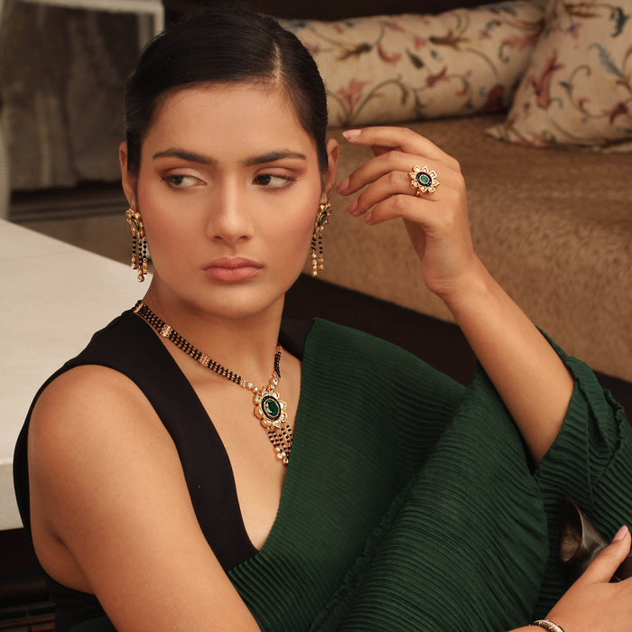 Aesthetic Silver Mangalsutra Ring Rings - By Unniyarcha - Original Manufacturers of Silver Jewelry, Gold Plated Jewellery, Fashion Jewellery and Personalized Soul Bands and Personalized Jewelry