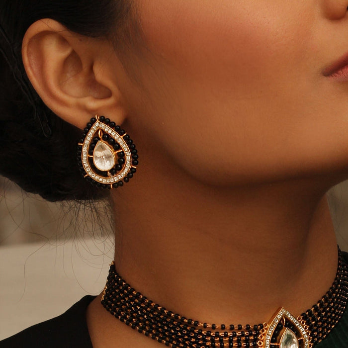 Allure Silver Mangalsutra Ring Earrings - By Unniyarcha - Original Manufacturers of Silver Jewelry, Gold Plated Jewellery, Fashion Jewellery and Personalized Soul Bands and Personalized Jewelry