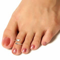 Arrow Design Sterling Silver Toe Ring (Pair)