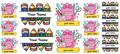 Back pack and pencil Name Stickers  UV DTF (custom 1 name per sheet)