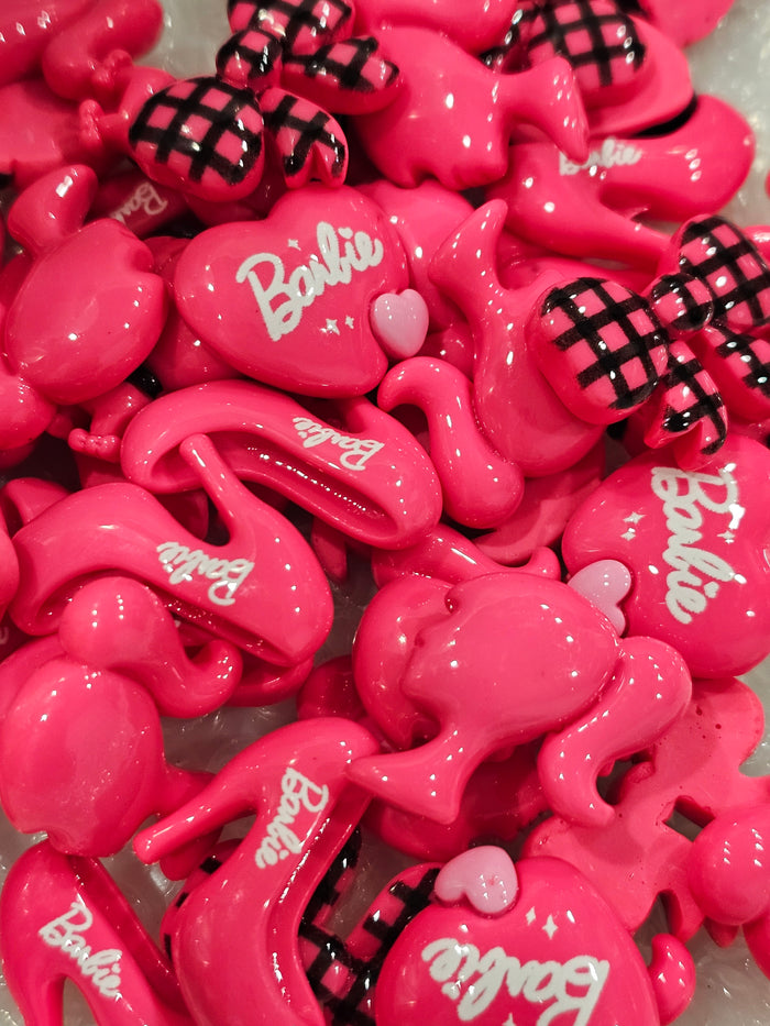 Barbie hot pink charms mix