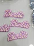 Barbie purple & pink- Soft Charms set of 12pcs