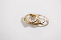 brass smooth stacking ring