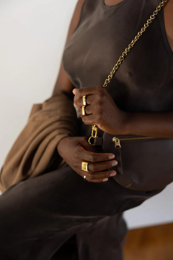 brass square ring II