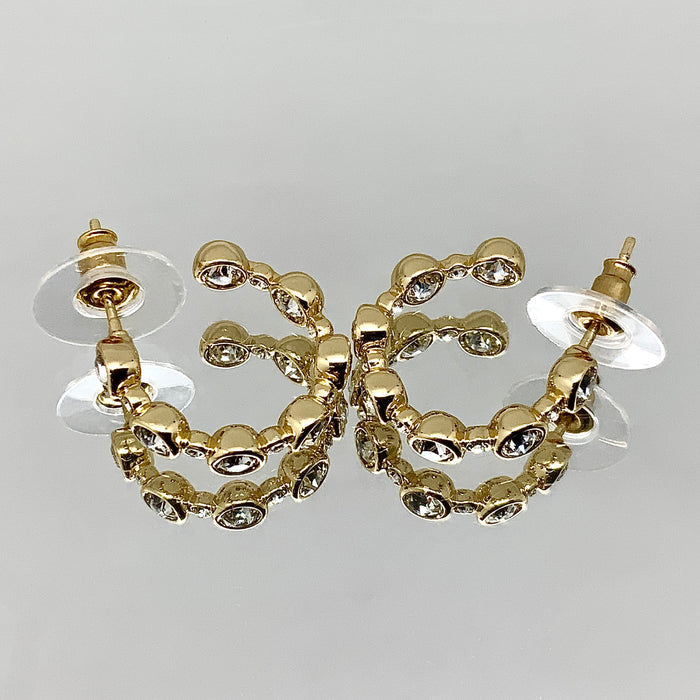 Bubble Crystal Cluster Earrings