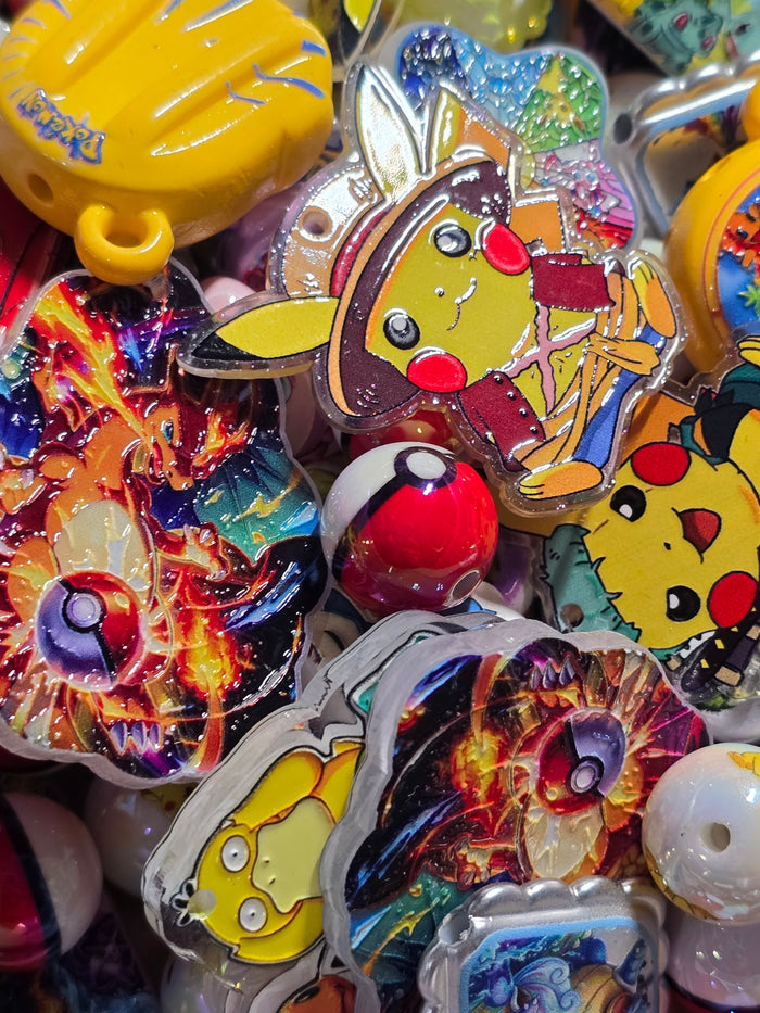 Character Theme Mix Beads-Poke