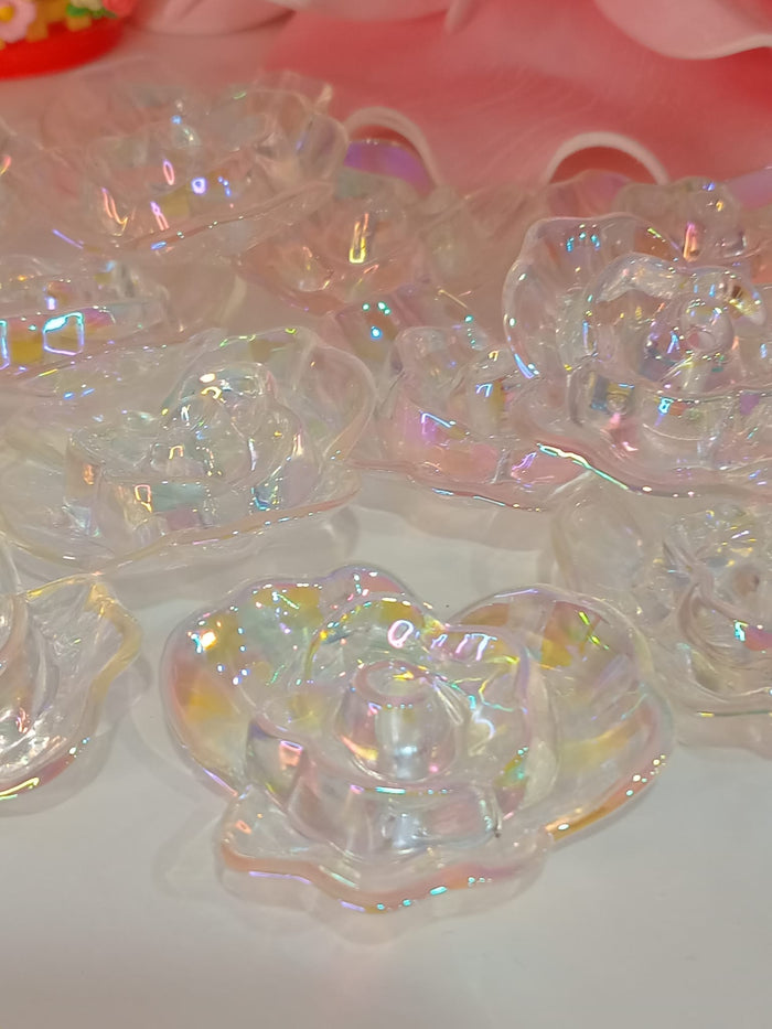 Clear Roses and petals Set
