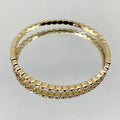 Cluster Crystal Bangle Bracelet
