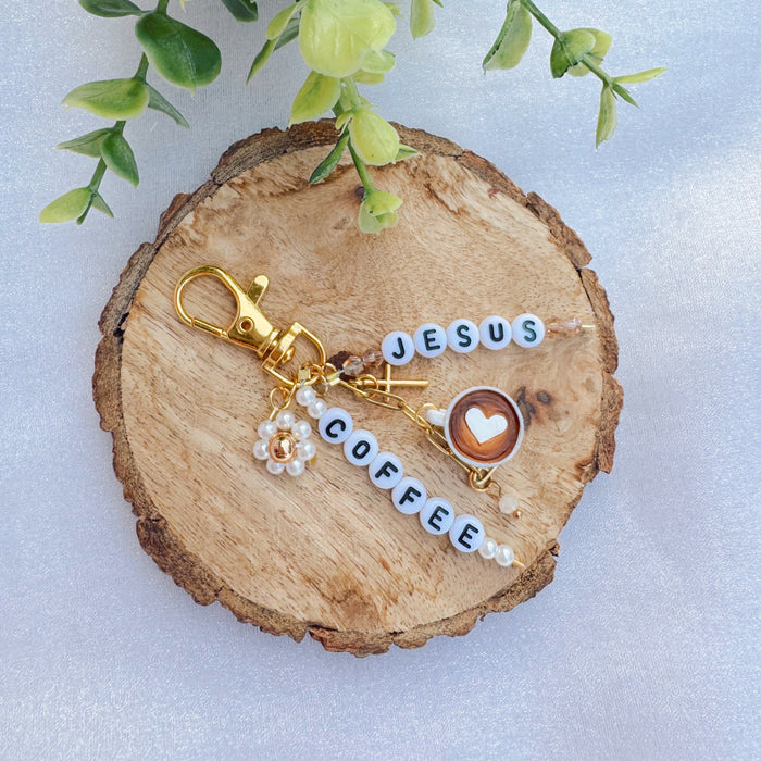 Coffee & Jesus Keychain