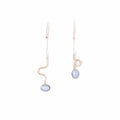 contour drop earrings