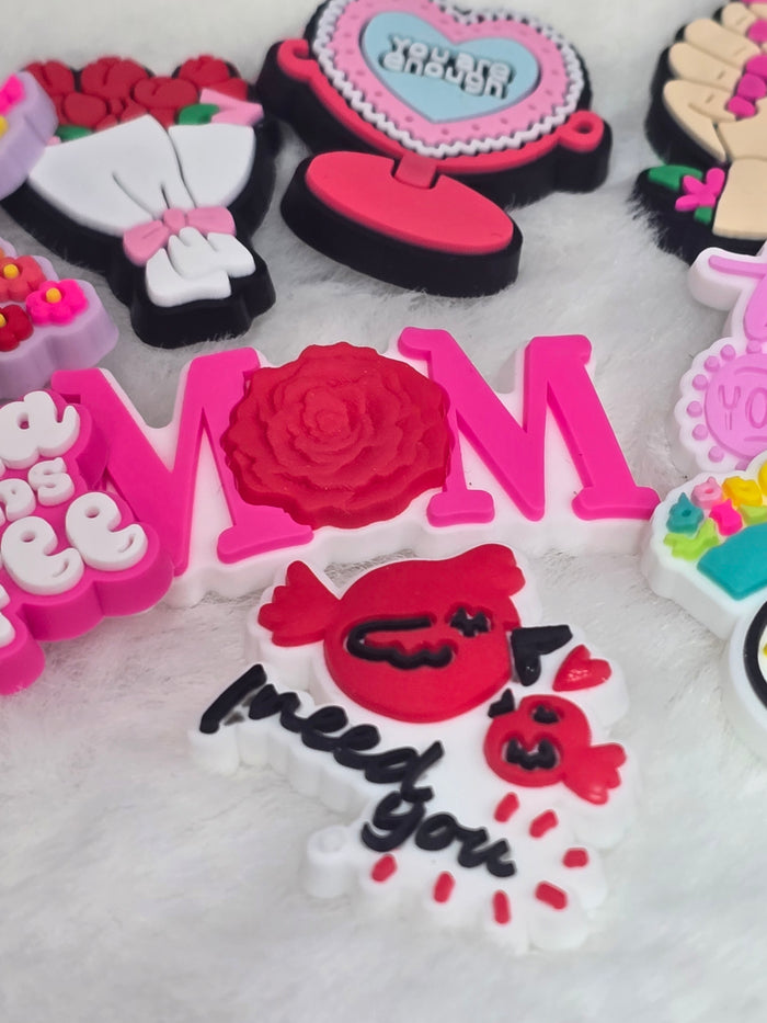 Croc Charms bundle-Mom mix- $7/10pcs