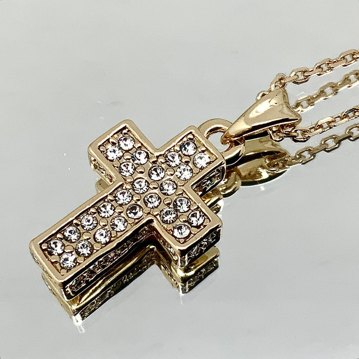 Crystal Cross Necklace