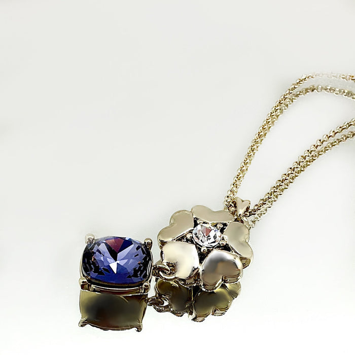 Cushion Cut Flower Crystal Set